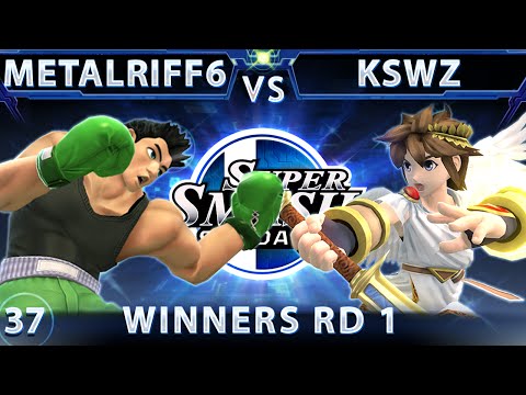 SSS 37 - metalriff6 (Lil Mac) Vs. FUTAGANG Kswz (Pit) SSB4 Winners RD 1 - Sm4sh Wii U - Smash 4