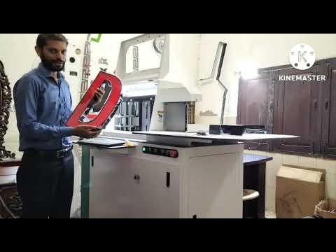 Evaluation of Pakistani customers on BWZ-B1 channel letter bending machine