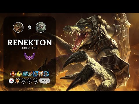 Renekton Top vs Camille - KR Master Patch 13.4