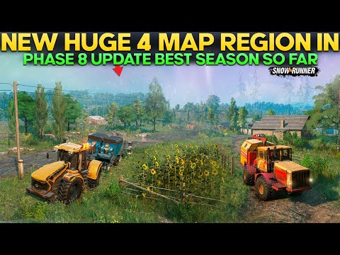 New Phase 8 Update Huge 4 Map Region in SnowRunner Best Season So Far Everything You Need to Know