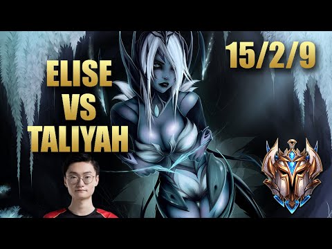 FunPlus Tian Elise Jungle Vs Taliyah   - KR Challenger Patch 9.20
