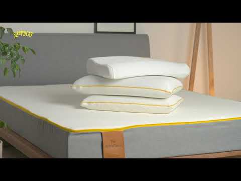 SleepyCat Memory Foam Orthopaedic Pillow Pack of Solid Contour - Main Image