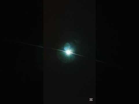 Luces en los cerros de La Florida en Santiago de Chile  Orbes?