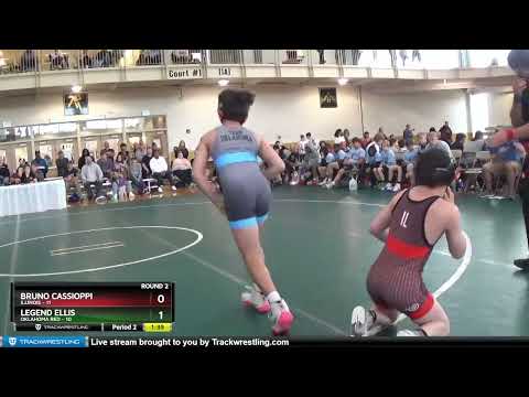 106 Lbs Round 2 (8 Team) - Bruno Cassioppi, Illinois Vs Legend Ellis, Oklahoma Red A8fa