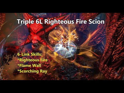 [3.17] Triple 6L Righteous Fire Scion VS 100% Delirious Beyond T16