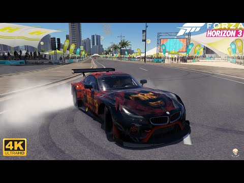 FORZA HORIZON 3-THREE BRIDGE CIRCUIT-BMW #55 TEAM RL Z4 GTE -(4K 60FPS PC)