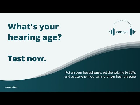 What's Your Hearing Age? (Quick 30-Second Test)