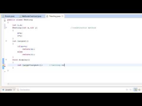 Java Programming Tutorial 26 Nesting Method Program