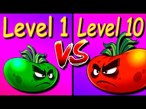 Ultomato Level 1 vs Max Level - Pvz 2 Gameplay ► Plants vs. Zombies 2: It's About Time