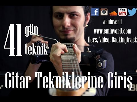 41 Gün 41 Teknik Gitar Tekniklerine Giriş Two Hand Tapping (Gitar Dersi)