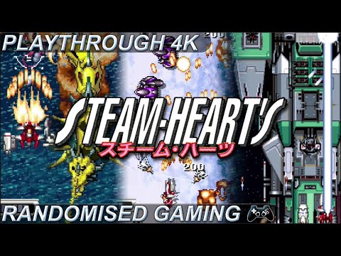 Steam Heart's - SEGA Saturn - Arcade mode playthrough & Score Attack (Real hardware)