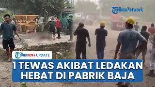 Ledakan Hebat Pabrik Baja di Sidoarjo: 1 Tewas Terkena Pentalan Besi, 2 Pekerja Luka Berat