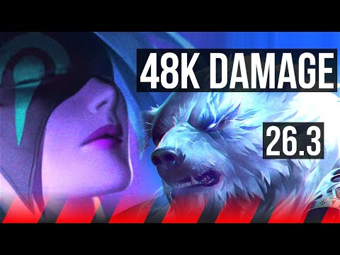 VAYNE vs VOLIBEAR (TOP) | 48K damage | KR Diamond | 26.3