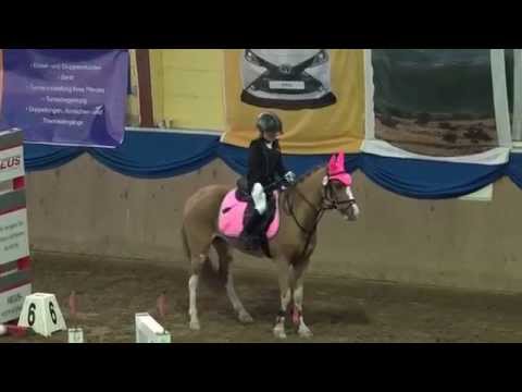 Malu (6) und Senna - Springreiter-WB in Diez am 17.10.2015