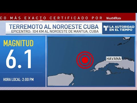 Residentes en Florida sienten el terremoto que ocurrió en Cuba
