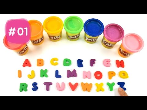 Learn Alphabet with Play Doh Mold #01 - By MagicPang