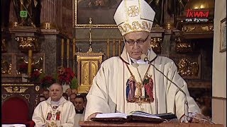 Homilia ks. bp. Wiesława Meringa wygłoszona podczas Mszy św. w Kaliszu