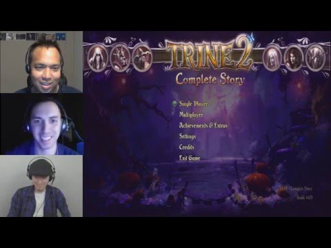 Let's Play Trine 2 (Blind Co-op) - Part 1 Golden Freddy Fazbear