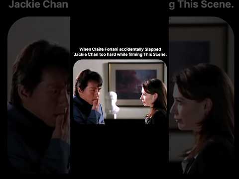Claire Forlani SLAPPED Jackie Chan TOO HARD Unintentionally 😬 watching his reaction on repeat 😭😂