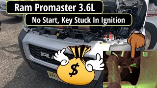 2021 Ram Promaster 3.6L | No Start, Key Stuck in ignition | No Communication