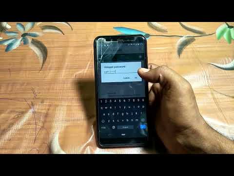 how to view hotspot password mi A1