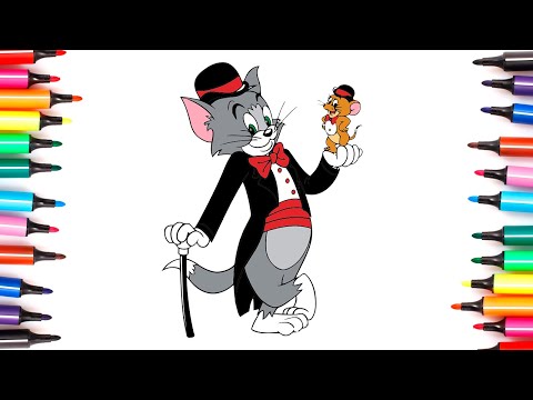 Tom and Jerry colour pages / Сartoons for children