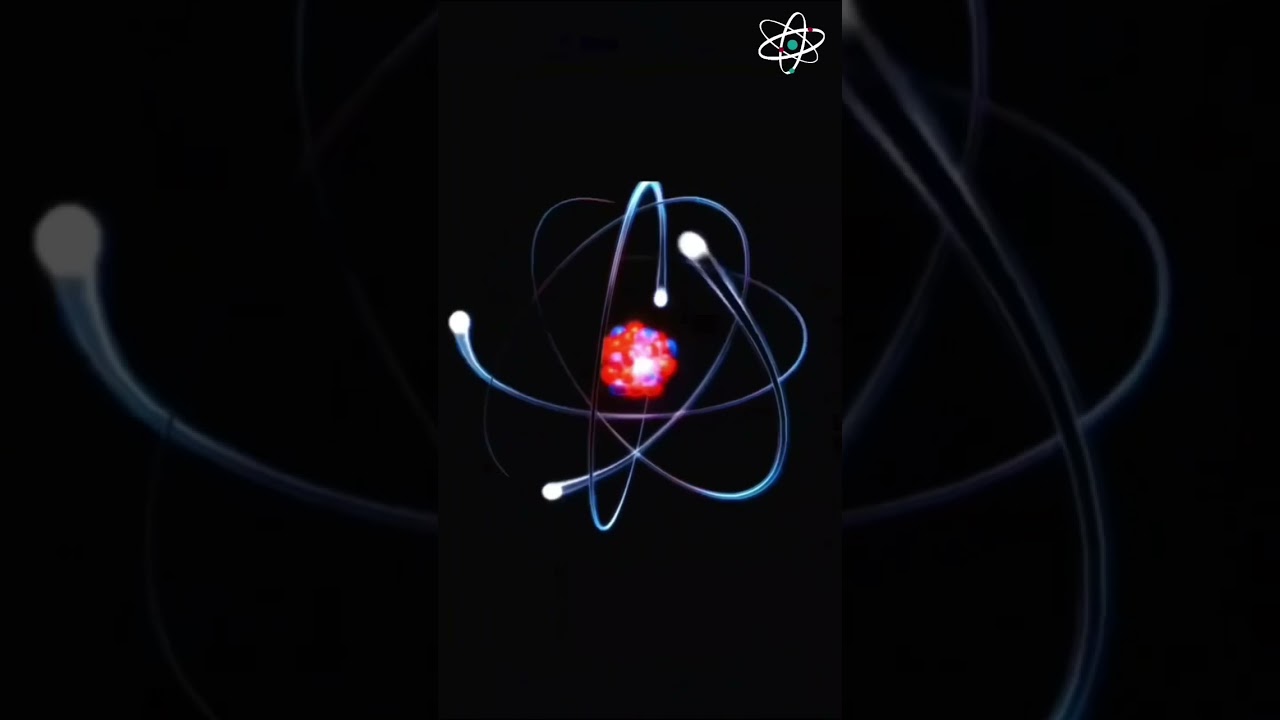 Electrons revolving around nucleus 🧪⚛️🔥 #short #ytshort