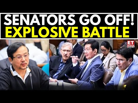 Philippines Senate LIVE: Senators GO OFF! Explosive Battle, Hearing Spirals Into Chaos | ET Now