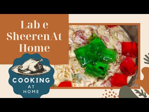 Special Lab-e-Shireen Recipe At Home || Urdu - Hindi || Cooking At Home