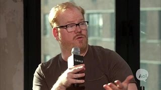 Jim Gaffigan and Jeannie Gaffigan on "The Gaffigan Show"