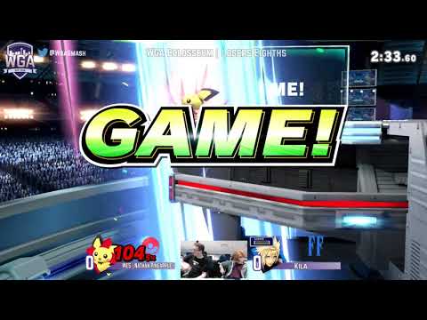 Nathan Pineapple (Pichu) vs. Kila (Cloud, Lucina) - WGA Colosseum #11 - Losers Eighths