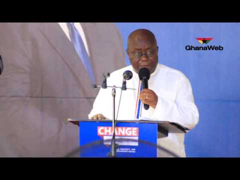 Akufo-Addo's full speech at NPP's 2016 manifesto launch