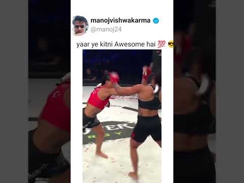 female MMA fighter 🥷: fight for MMA || only boxing #bellator296