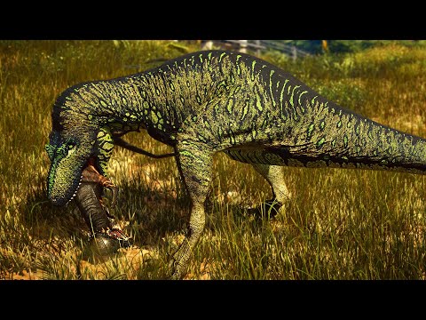 Daspletosaurus Vs Borealopelta | Fight & Breakout 🌍 Jurassic World Evolution