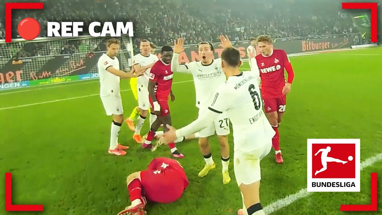 Inside DERBY DRAMA 🔥 - Would You Make These Ref Calls? | Best RefCam Moments from the Rhine-Derby ⚽