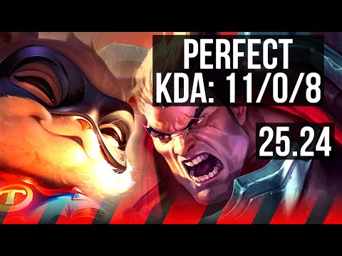 TEEMO vs DARIUS (TOP) | Perfect KDA: 11/0/8 | EUW Diamond | 25.24