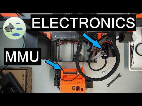 Prusa i3 MK3S kit Multi Material Upgrade 2S Electronics and MMU2S unit assembly part 2 of 2