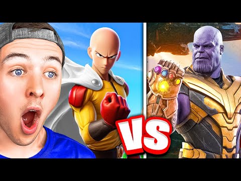 Reacting to THANOS vs ONE PUNCH MAN! (ANIMATION)