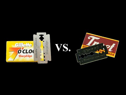 Blade vs. blade - gillette 7 o'clock vs. treet carbon steel