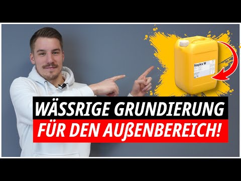 Die BESTE WÄSSRIGE GRUNDIERUNG für den AUßENBEREICH auf Acrylat-Hydrosol-Basis! - StoPlex W