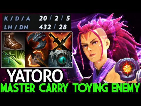 YATORO [Anti Mage] Master Tier Carry Toying Enemy Dota 2