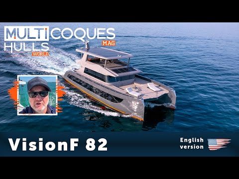 VISIONF 82 Powercat | Walkthrough | Multihulls World