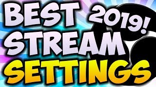 Best OBS Streaming Settings 2019! 🔴 (2020 GUIDE IN DESCRIPTION)
