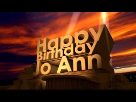 Happy Birthday Jo Ann