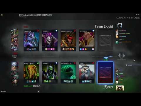 Liquid vs B)ears DAC 2017 Game 2
