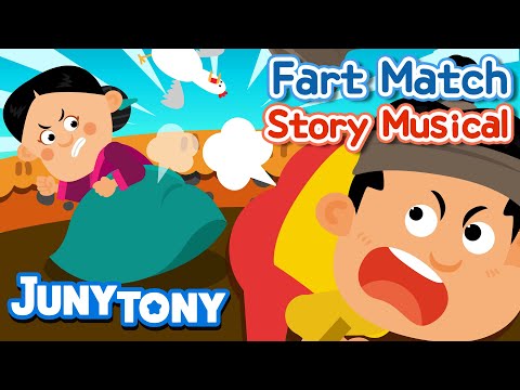 Fart Match | Korean Fairy Tales | Story Musical for Kids | Kindergarten Story | JunyTony