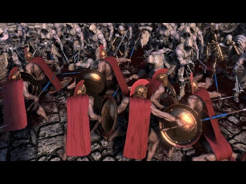 Spartans Persians & Romans vs Skeletons Orcs & Wildmen  Ultimate Epic Battle Simulator  UEBS