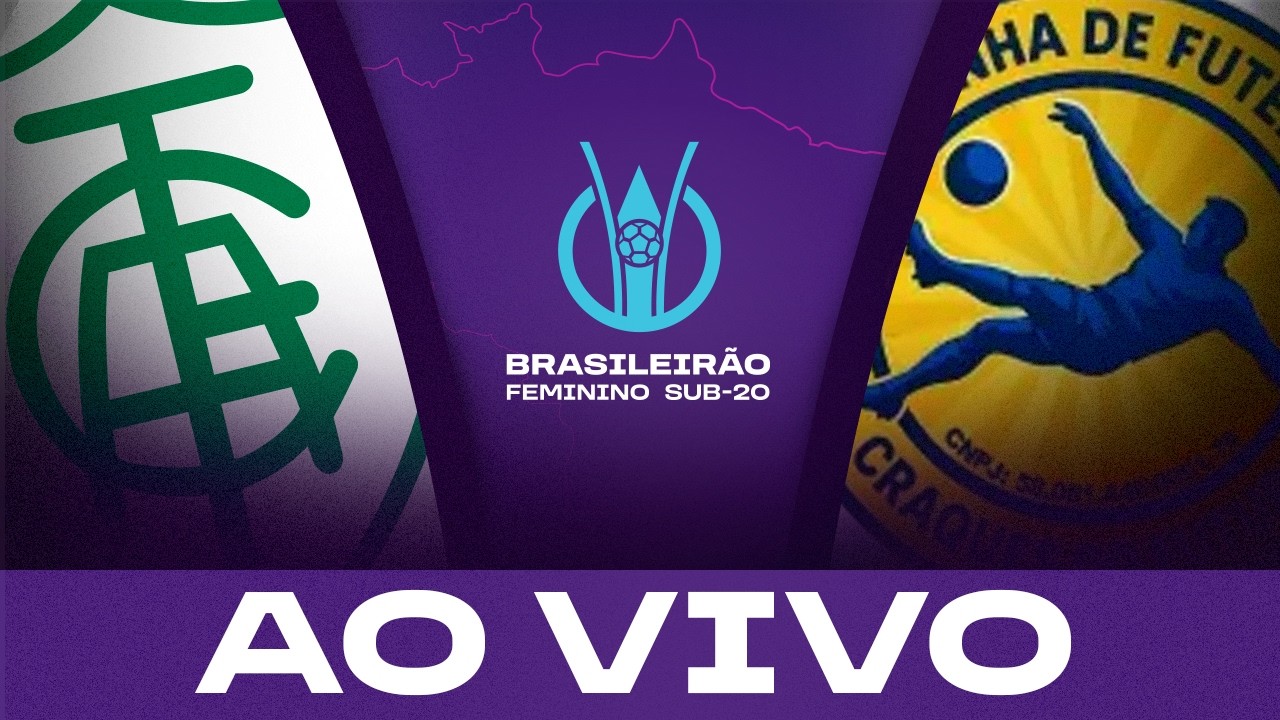 AO VIVO: AMÉRICA-MG x CRAQUES | BRASILEIRÃO FEMININO SUB-20 2026 | 2ª RODADA