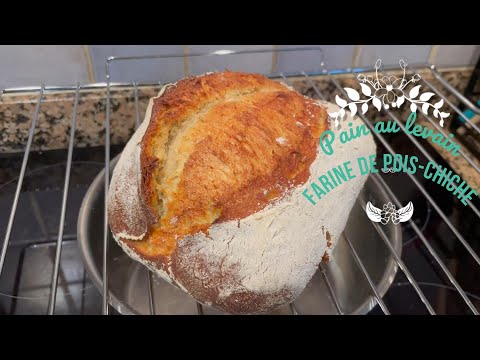 Pain au Levain à la farine de Pois Chiche