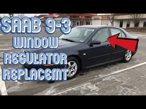 2004 Saab 9-3: Window Regulator & Motor Replacement